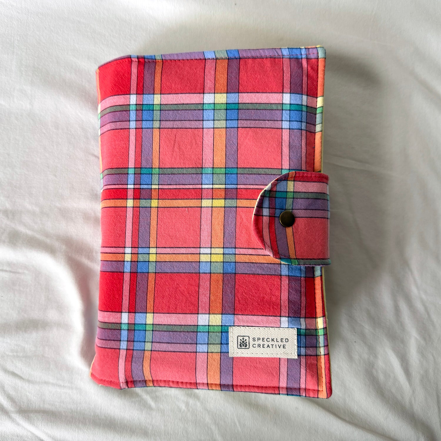 Colorfully Red Plaid Creative Utility Sleeve