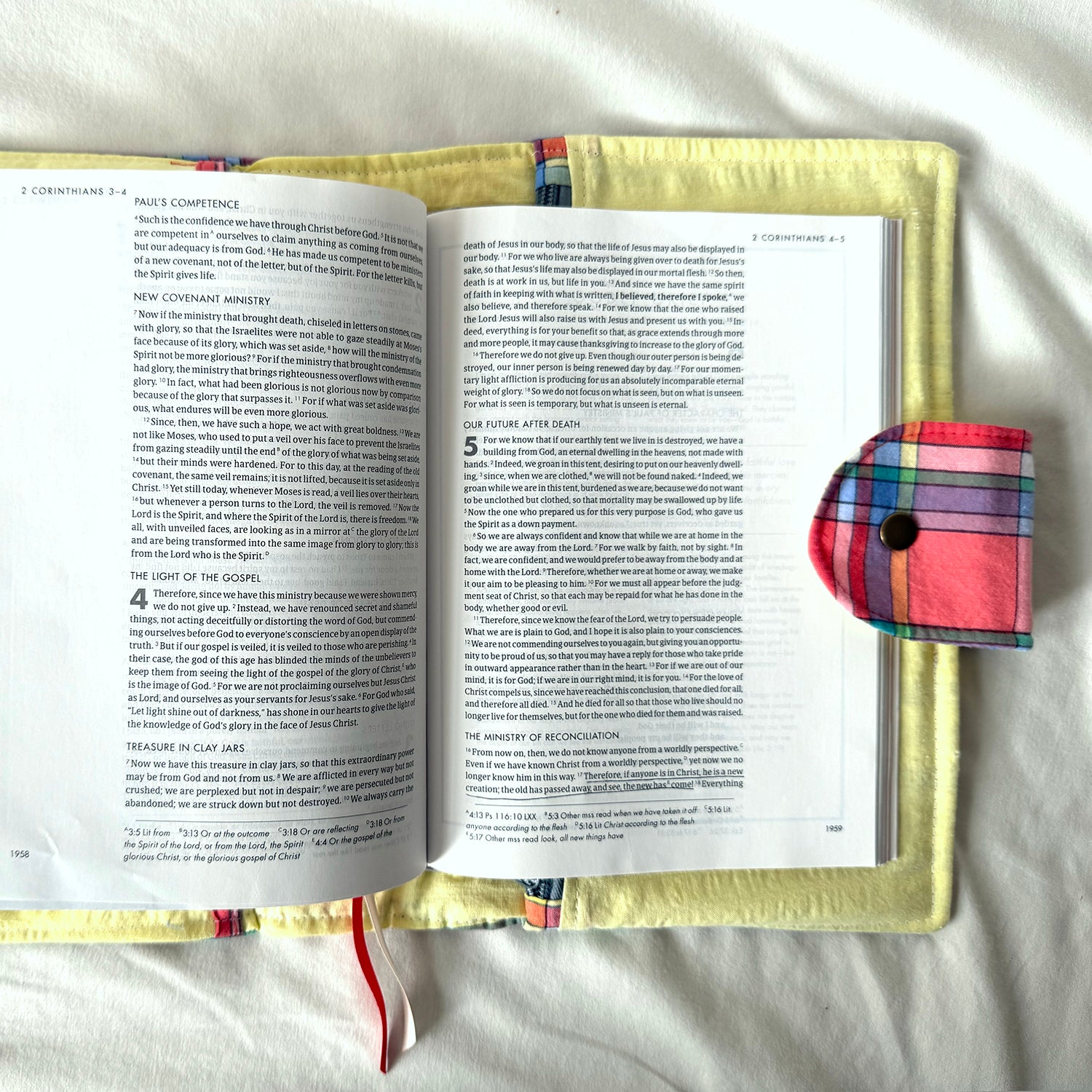 Colorfully Red Plaid Creative Utility Sleeve