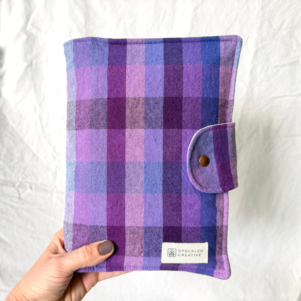 Purple People Plaid Creative Utility Sleeve