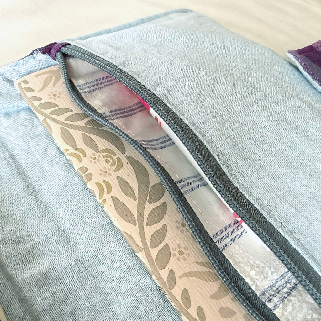 Purple People Plaid Creative Utility Sleeve