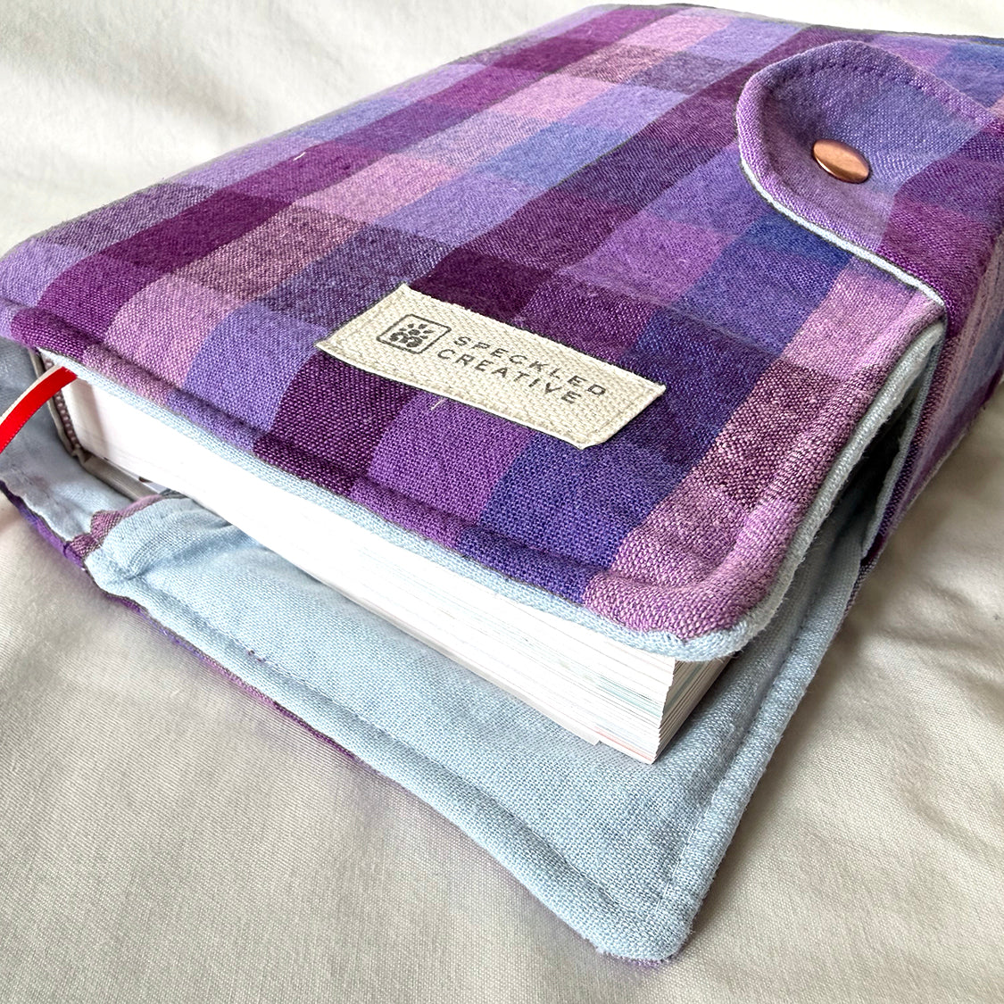 Purple People Plaid Creative Utility Sleeve