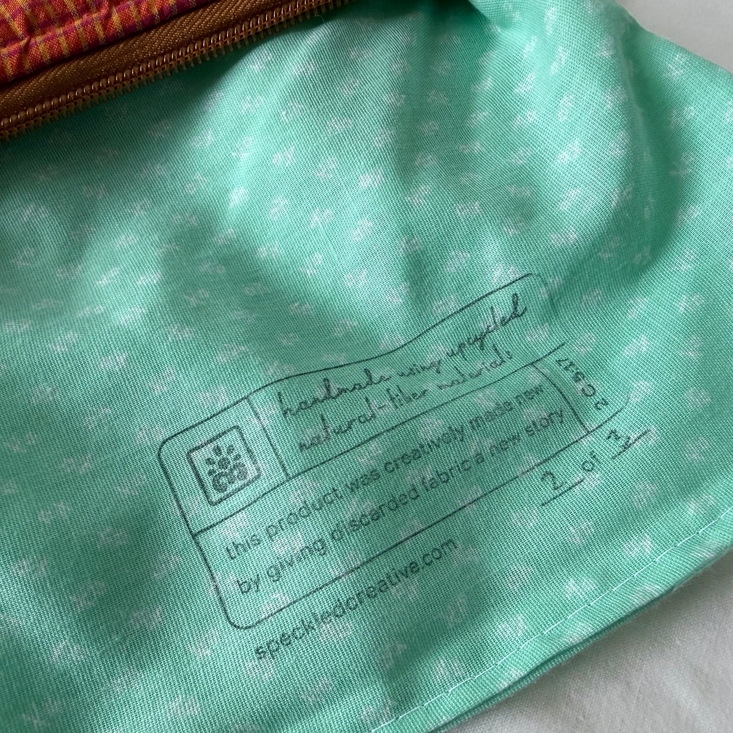 Colorful Plaid Flat Zipper Pouch