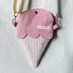 Strawberry Ice Cream Cone Bag