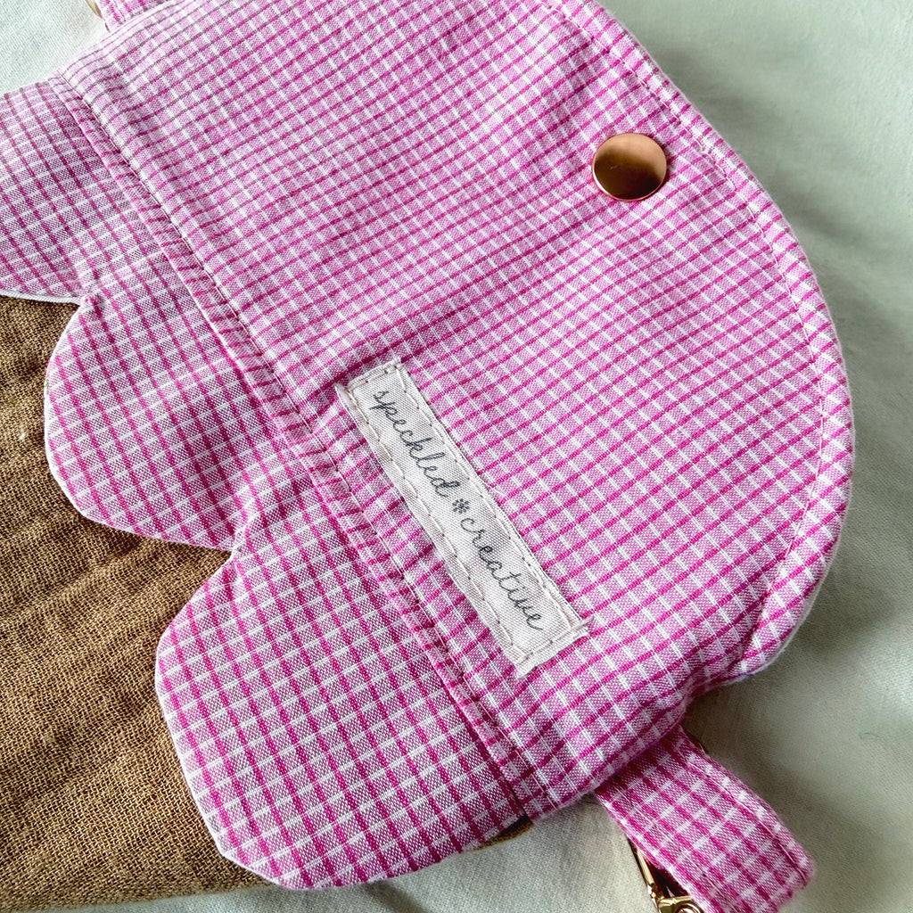 Cotton Candy Pink Ice Cream Cone Bag