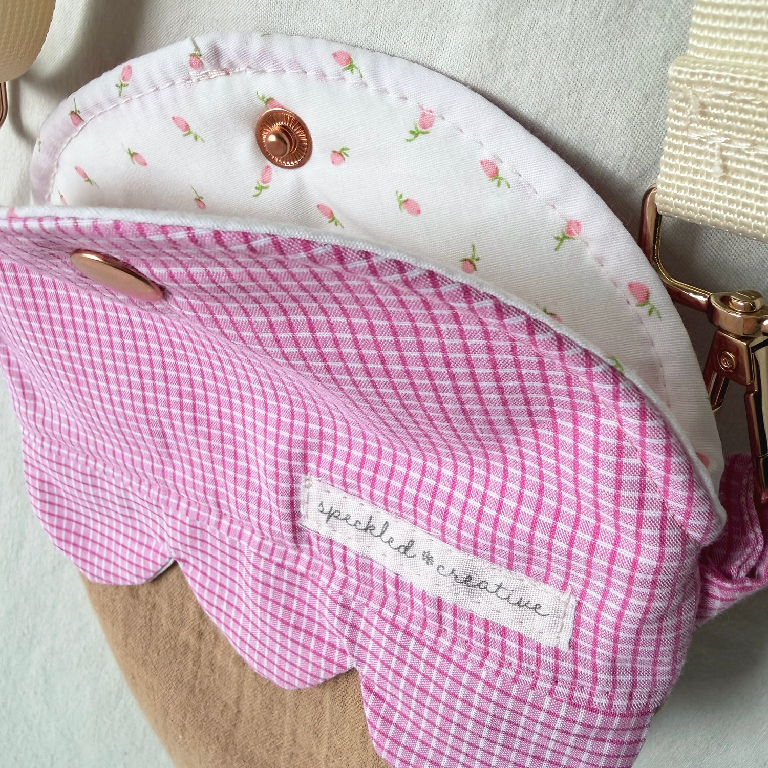 Cotton Candy Pink Ice Cream Cone Bag