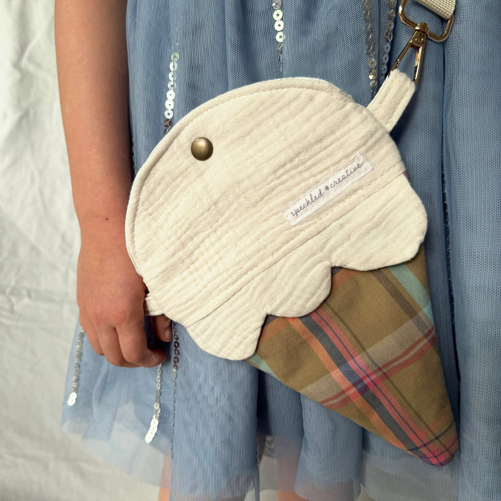 Vanilla Ice Cream Cone Bag