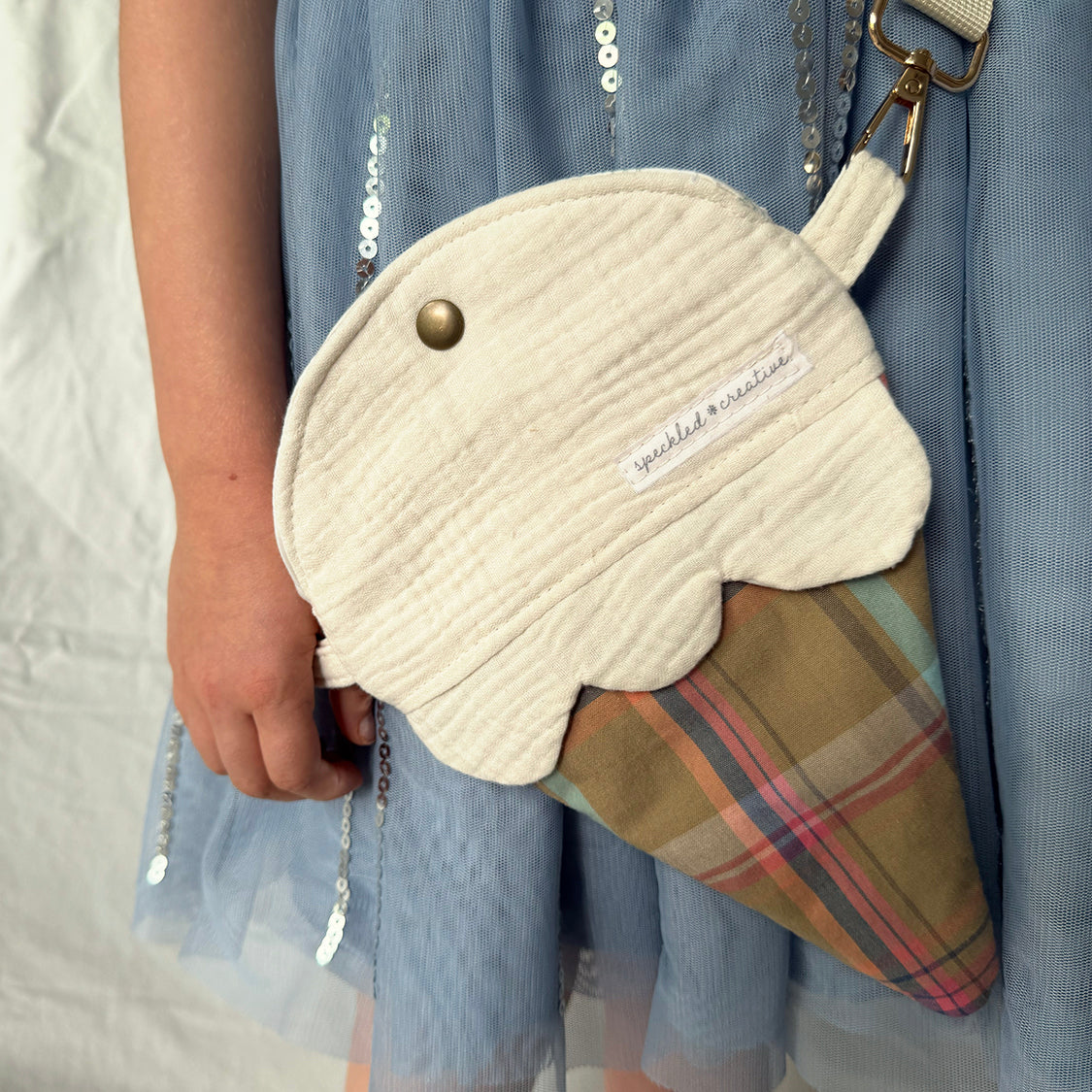 Vanilla Ice Cream Cone Bag