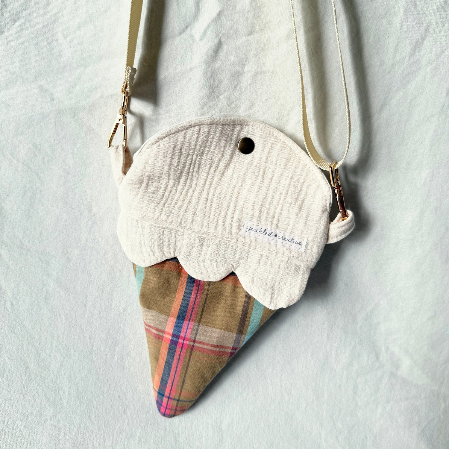 Vanilla Ice Cream Cone Bag