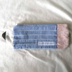 Blue Stripe Pencil Pouch