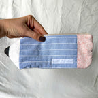 Blue Stripe Pencil Pouch