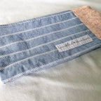 Blue Stripe Pencil Pouch