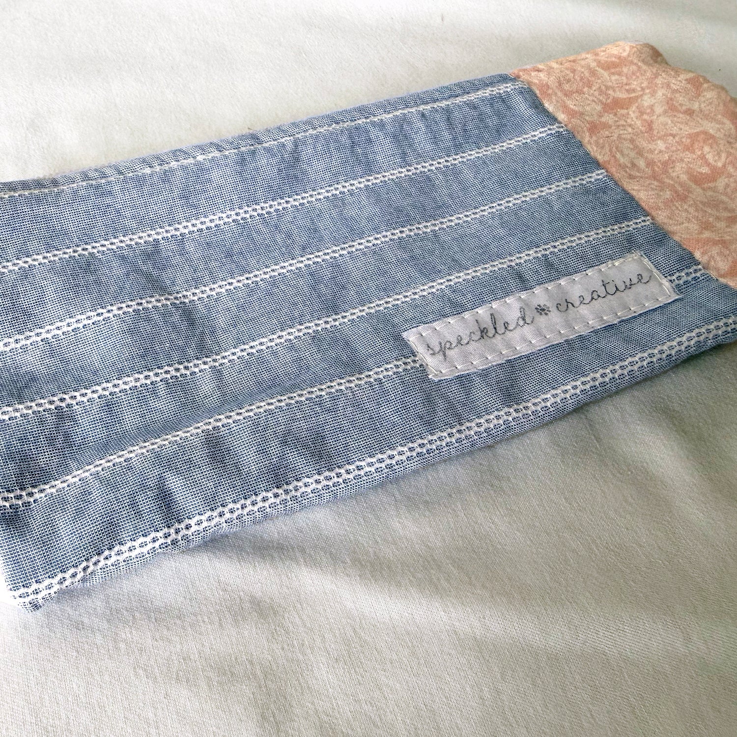 Blue Stripe Pencil Pouch