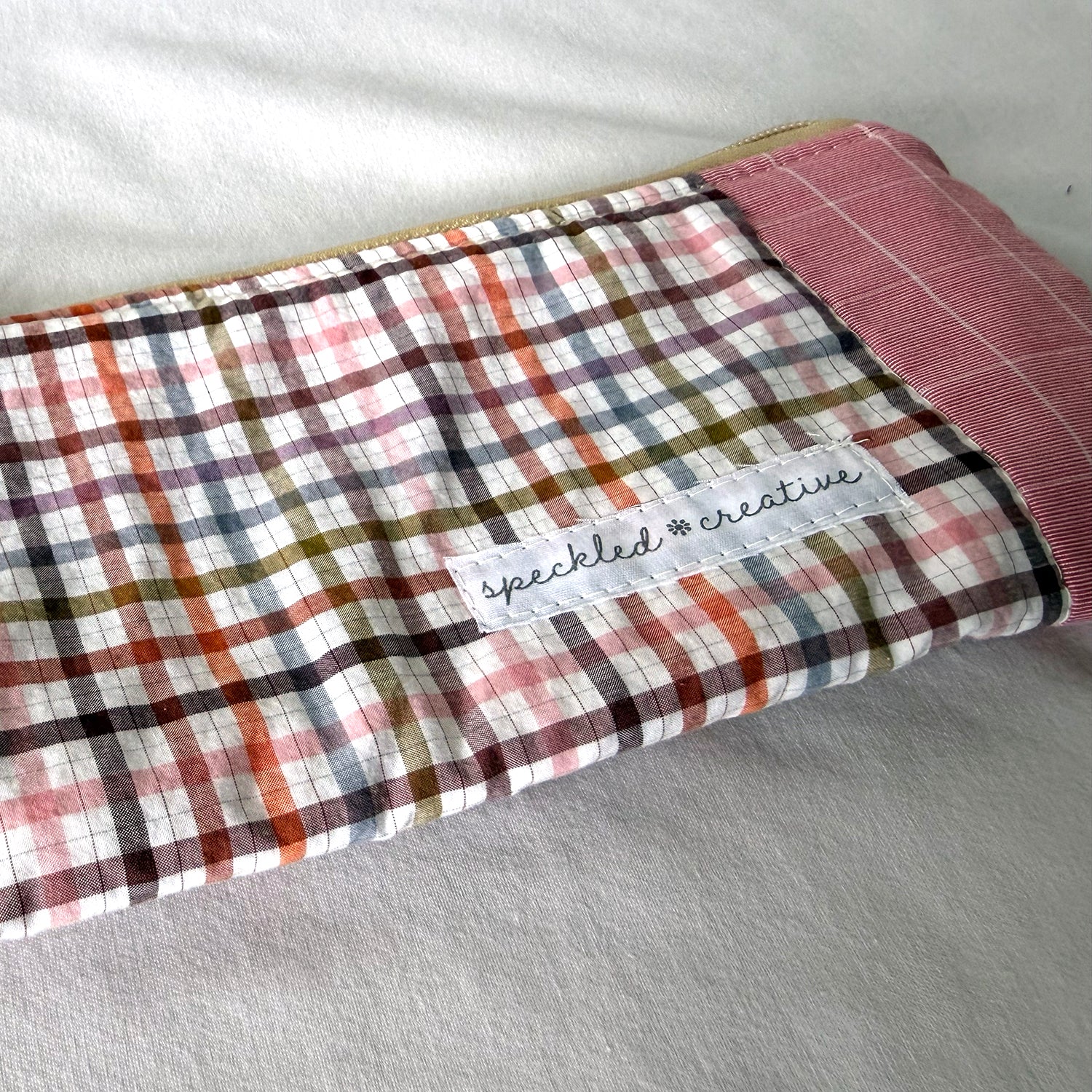 Autumn Plaid Pencil Pouch