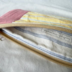Classic Yellow Stripe Pencil Pouch