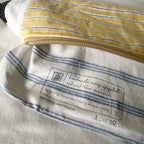 Classic Yellow Stripe Pencil Pouch