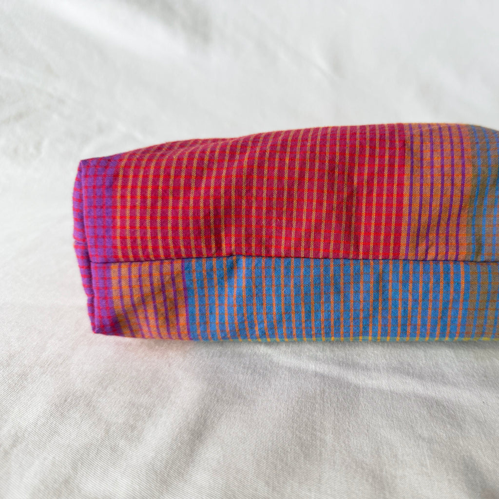 Colorful Plaid Stand-Up Zipper Pouch