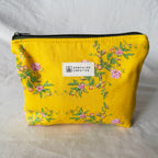 Rosy Yellow Stand-Up Zipper Pouch