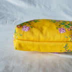 Rosy Yellow Stand-Up Zipper Pouch