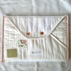 Gingham Garden Stamp Envelope Tablet Sleeve