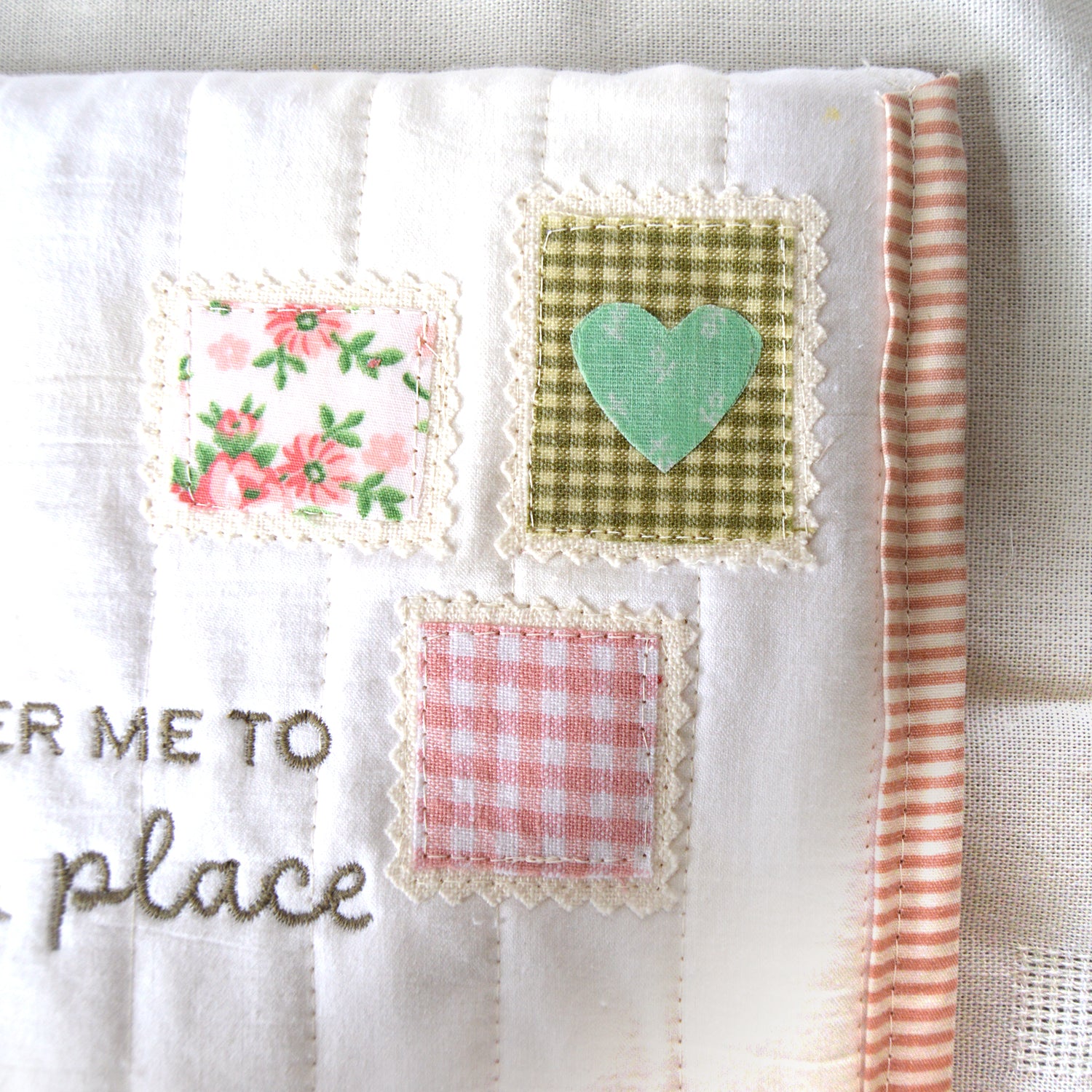 Gingham Garden Stamp Envelope Tablet Sleeve