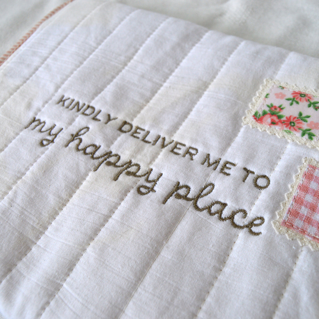 Gingham Garden Stamp Envelope Tablet Sleeve