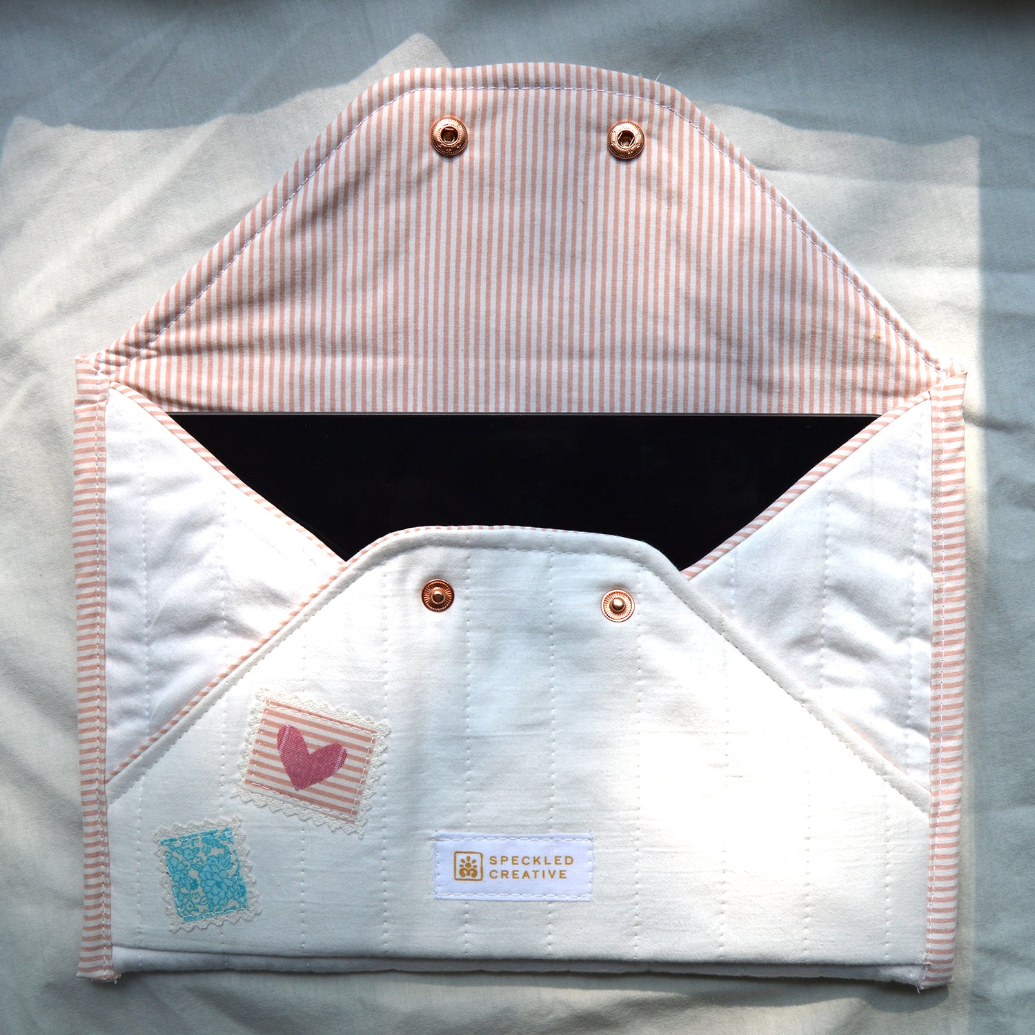 Primary Whimsical Stamp Envelope Tablet Sleeve