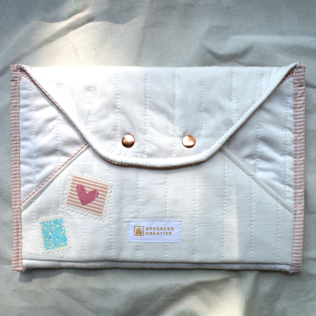 Primary Whimsical Stamp Envelope Tablet Sleeve