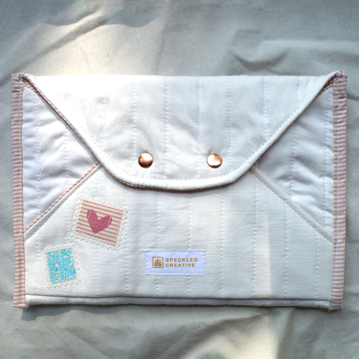 Primary Whimsical Stamp Envelope Tablet Sleeve