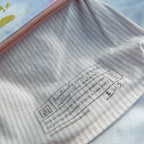 Whimsical Pastel Floral Flat Zipper Pouch